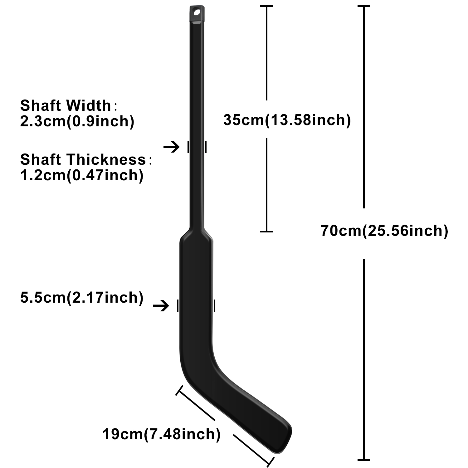 청소년 유리섬유 미니 아이스하키 골키퍼 스틱 - 젊은 골키퍼를 위한 최고의 선택